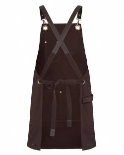 Brass Eyelet Canvas Apron w/ PU Strap